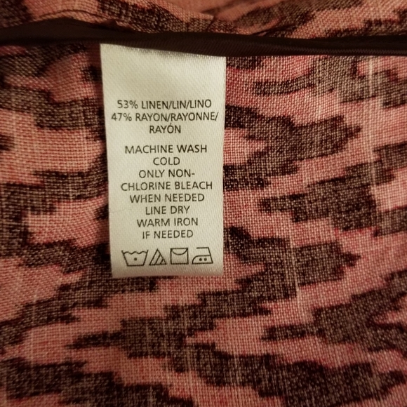 AnnTaylor Loft Linen chevron skirt - Picture 3 of 5